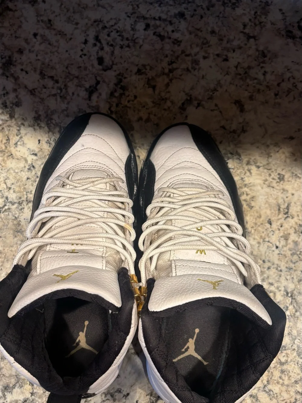 Nike Men’s High-Top Basketball Shoes White, Black & Gold